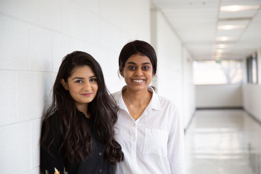 Maham Bushra and Meera Mahendiran