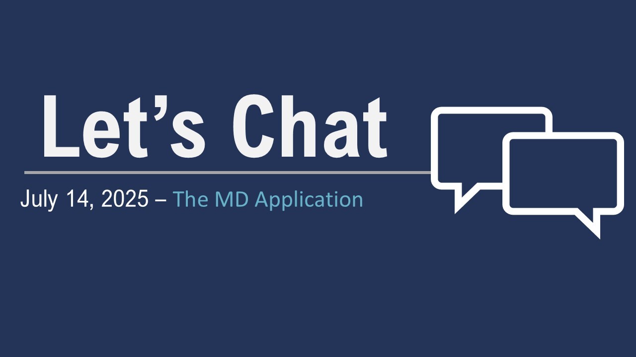 July 14, 2025 – The MD Application