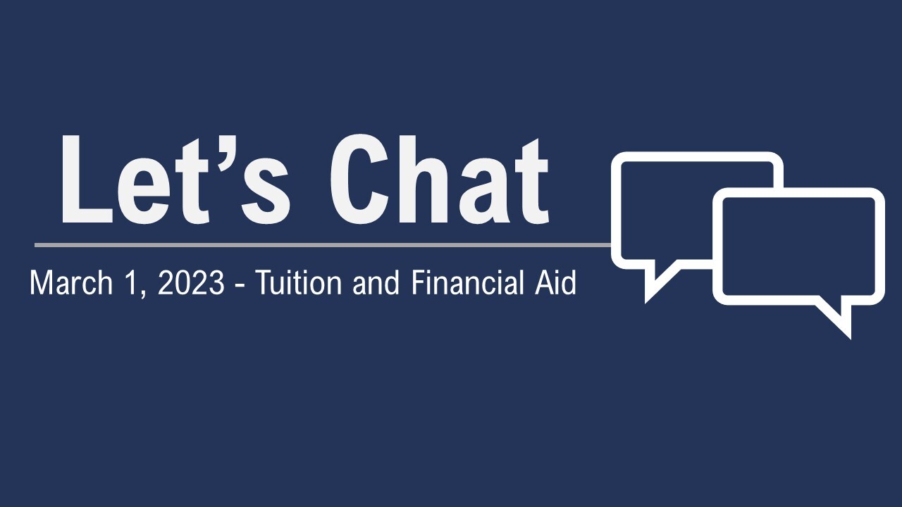 lets chat financial aid