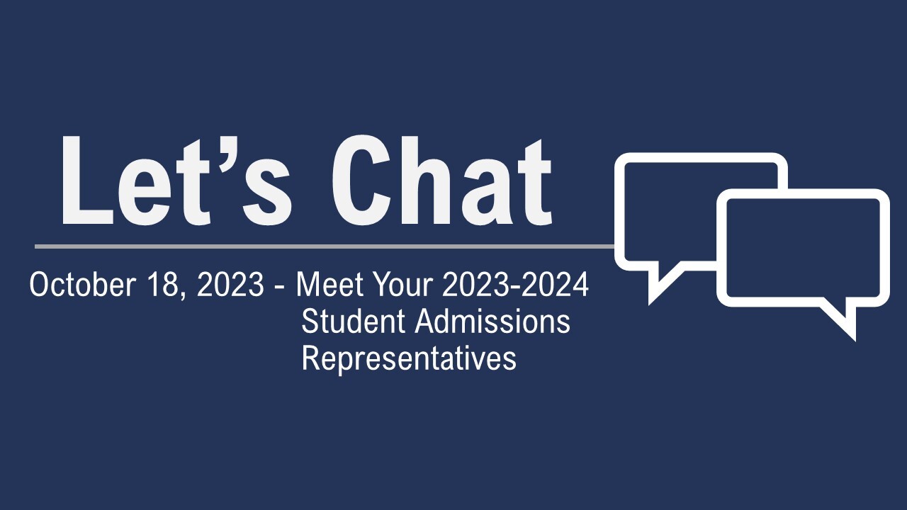 Meet Your Student Admission Reps Title Card