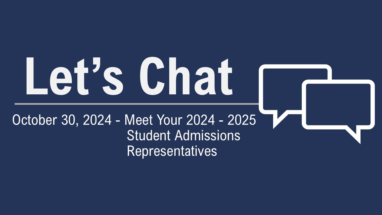 Meet Your Student Admission Reps Title Card